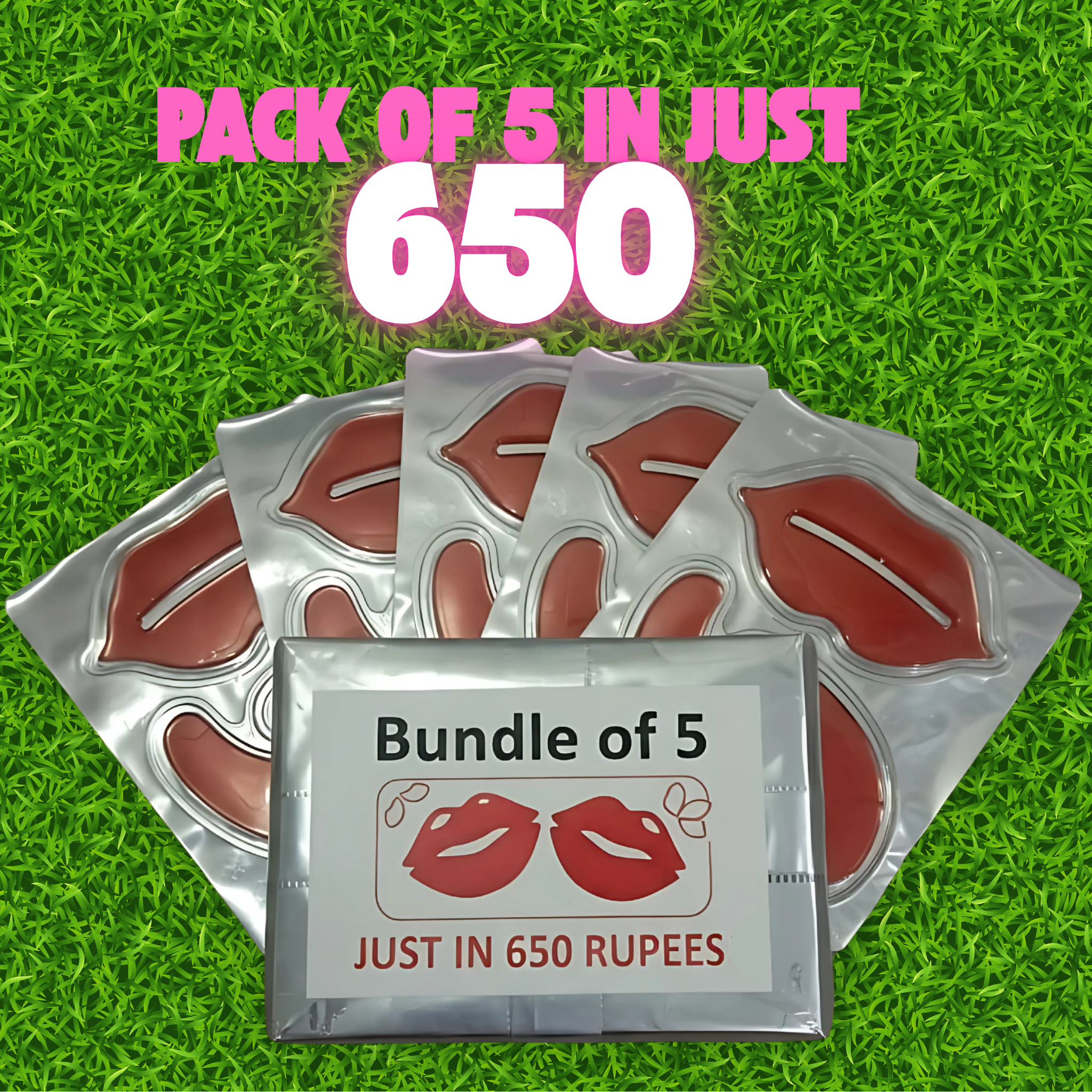 Lip Mask Bundle of 5 – Hydrating & Nourishing Lip Care (Just Rs. 650)